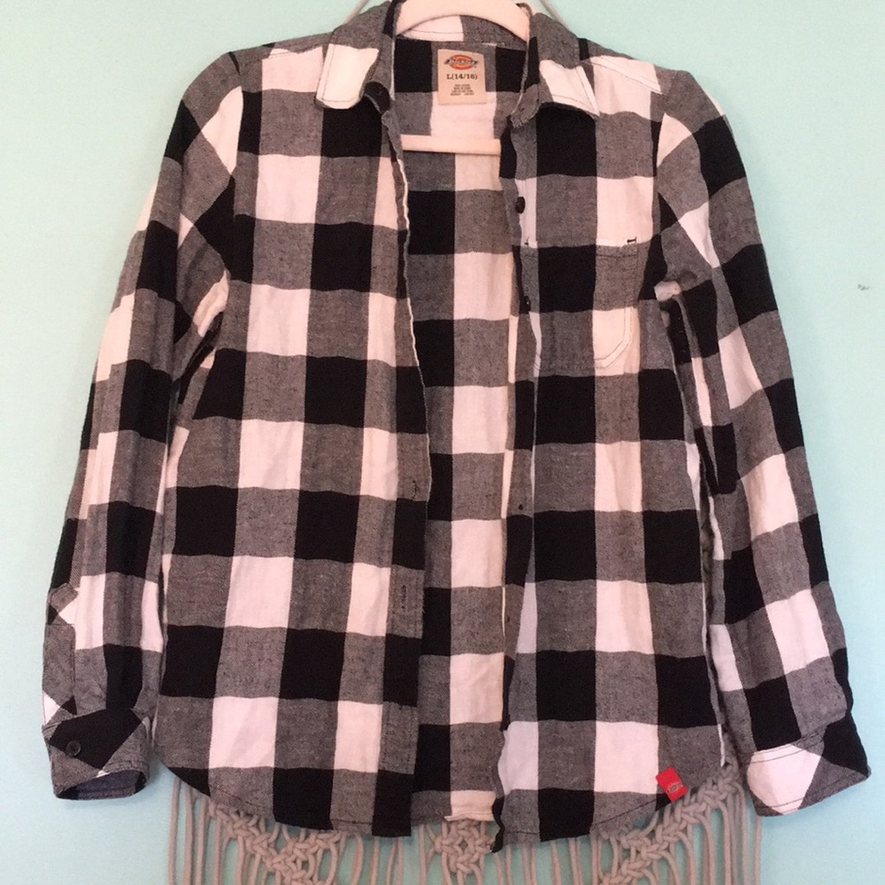 Plaid button up
